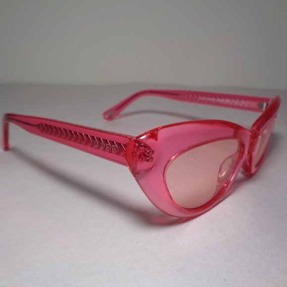 DIFF Eyewear CLEO Transparent Pink New Sunglasses main image 8
